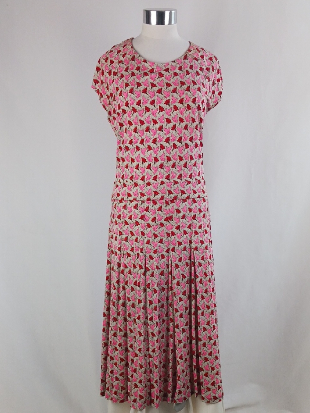 TORY BURCH SOPHIA A-LINE KNEE LENGTH DRESS.
